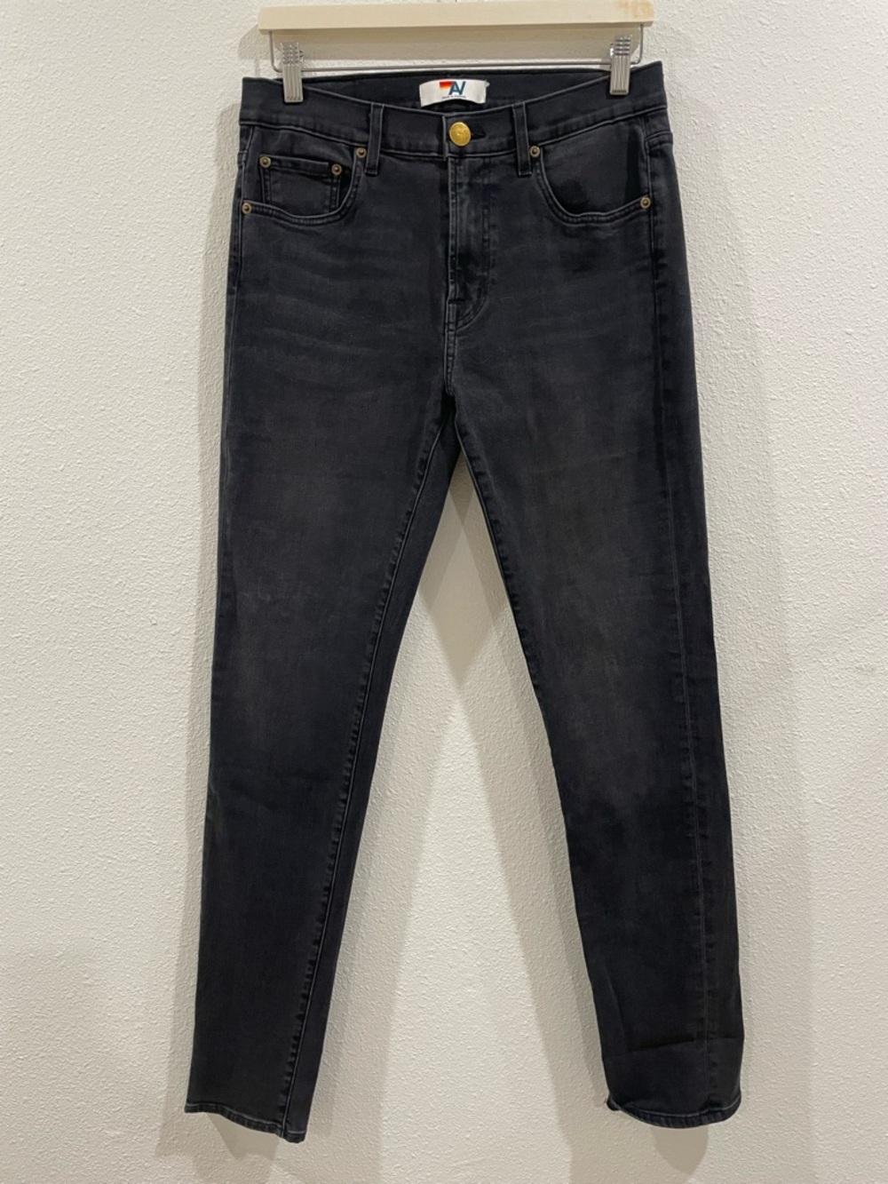 Aviator Nation Men's Black Slim Straight Fit Jeans Size 32